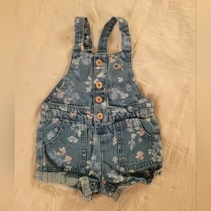 💥3/$24 Calvin Klein Floral Print Denim‎ Bubble